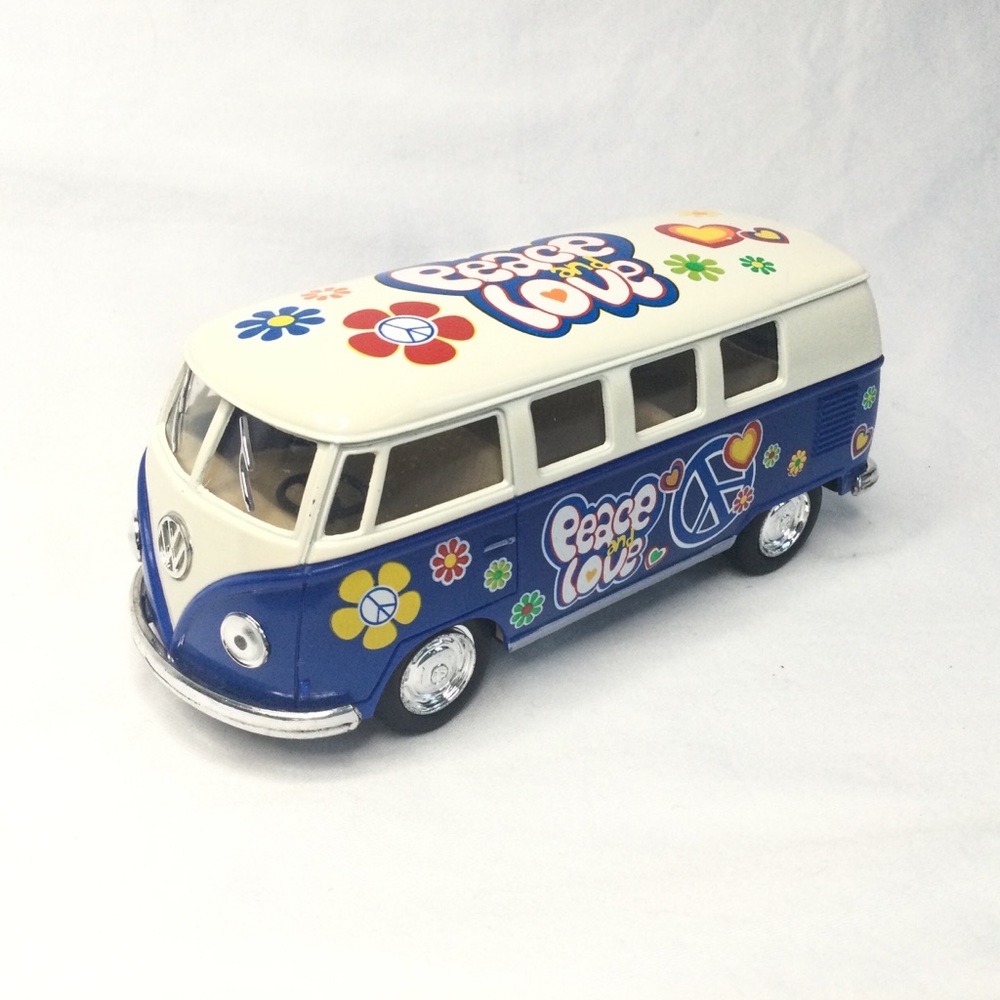 5" kinsmart VW 1962 Volkswagen Bus Die Cast 1:32 Pull Back Action Diecast